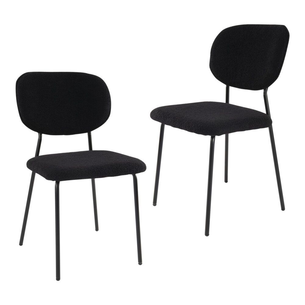 Charcoal Charm Armless Dining Chair Duo V264-DNC-418V-CHL-02-1