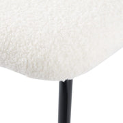 White Whisper Teddy Fabric Dining Duo V264-DNC-418V-WHE-02-1