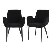 Charcoal Embrace Boucle – teddy Sherpa Fabric Armchair Set V264-DNC-420V-CHL-02-1