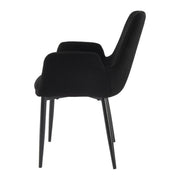 Charcoal Embrace Boucle – teddy Sherpa Fabric Armchair Set V264-DNC-420V-CHL-02-1
