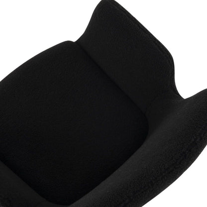Charcoal Embrace Boucle – teddy Sherpa Fabric Armchair Set V264-DNC-420V-CHL-02-1