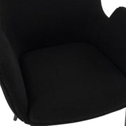 Charcoal Embrace Boucle – teddy Sherpa Fabric Armchair Set V264-DNC-420V-CHL-02-1