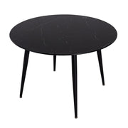 Blue Velvet Bistro Dining Set V264-DNT-405-BLK-DNC-414V-BLU-4