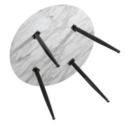 Velvet Elegance Dining Set V264-DNT-405-WHE-DNC-414V-GRN-4