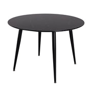Marble Mania Round Table V264-DNT-405S-BLK