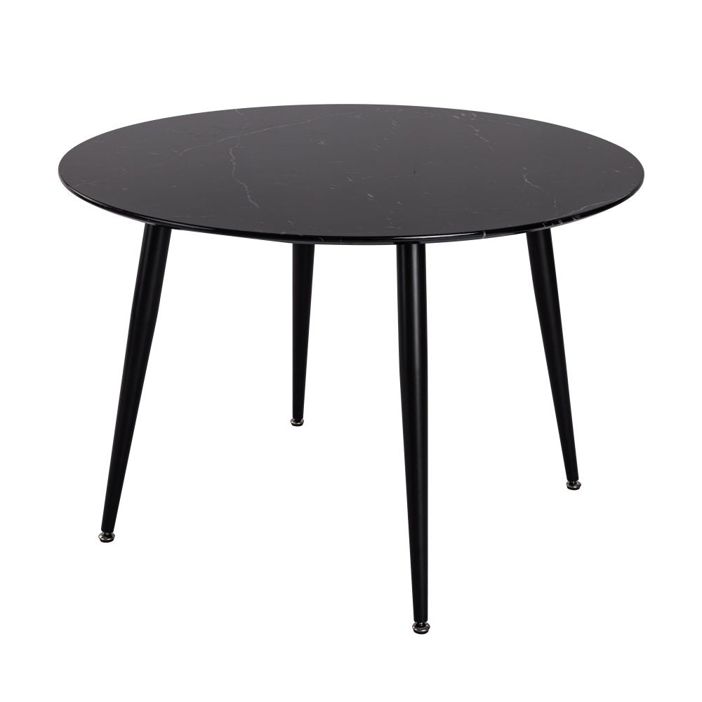 Marble Mania Round Table V264-DNT-405S-BLK