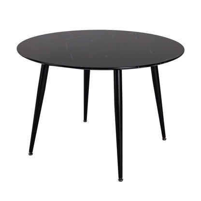 Marble Mania Round Table V264-DNT-405S-BLK