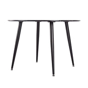 Marble Mania Round Table V264-DNT-405S-BLK