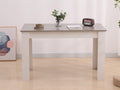 Dining Table Rectangular Wooden 120M-Grey&amp;White V264-DNT-409C-LGR-12M-1