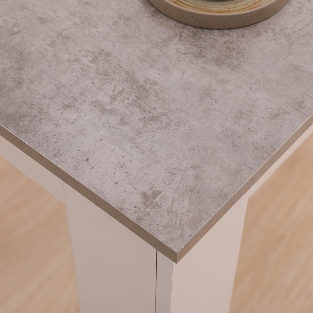 Dining Table Rectangular Wooden 120M-Grey&amp;White V264-DNT-409C-LGR-12M-1