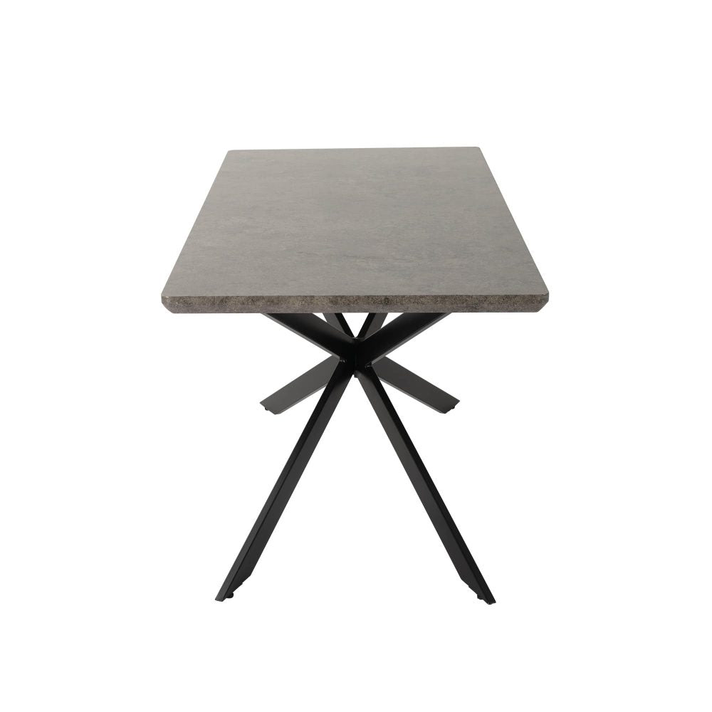Falcon Rectangular Dining Table MDF Marbling V264-DNT-411C-DGR-17M
