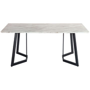 Marbleous Green Velvet Dining Set V264-DNT-413C-WHE-DNC-414V-GRN-6
