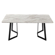 Marbleous Green Velvet Dining Set V264-DNT-413C-WHE-DNC-414V-GRN-6