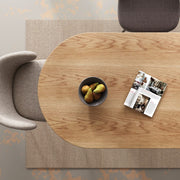 Clara Gather Round Oval Dining Table V264-DNT-415C-NTR-13M