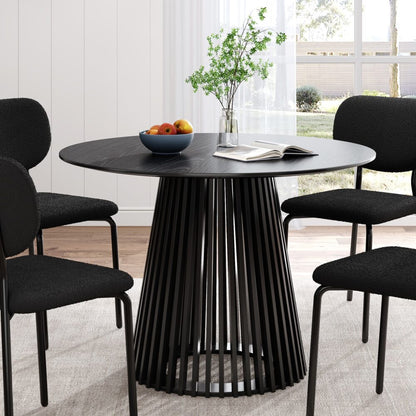 Palmer Sleek Silhouette Dining Table V264-DNT-421C-BLK-11M