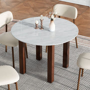 Willowmarble Round Dining Table V264-DNT-431S-WLA-11M