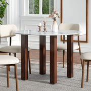 Willowmarble Round Dining Table V264-DNT-431S-WLA-11M