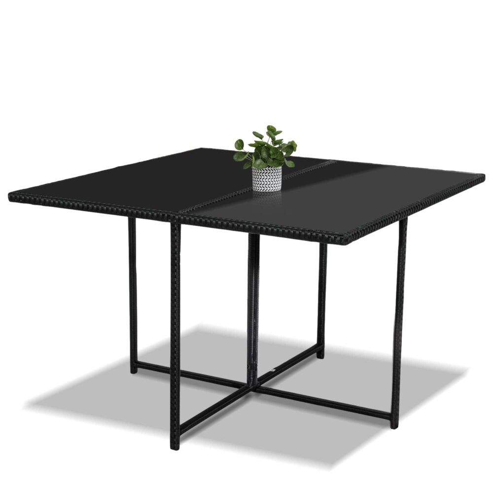Horrocks 8 Seater Outdoor Dining Set-Black V264-OTF-503S-BLK