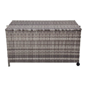 Outdoor PE Wicker Storage Box Garden 320L-Grey V264-OTF-506S-LGR