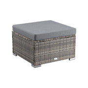 Ottoman-Style Outdoor Lounge Set in Grey V264-OTF-507S-541S-LGR
