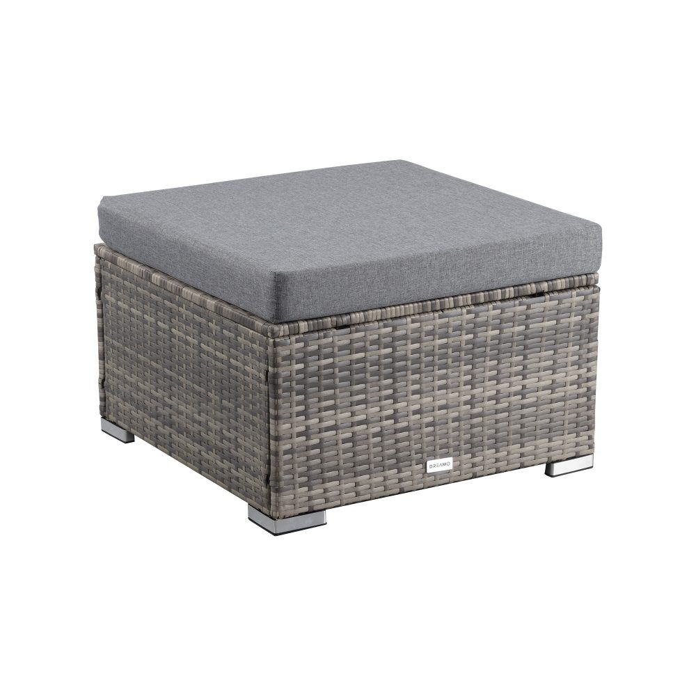 Ottoman-Style Outdoor Lounge Set in Grey V264-OTF-507S-541S-LGR
