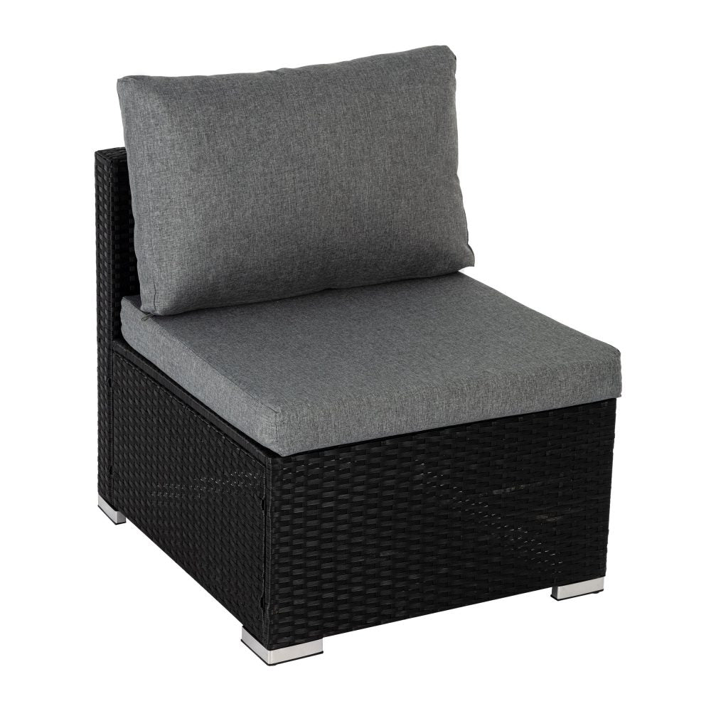 Outdoor Modular Lounge Sofa Bondi-Black V264-OTF-507S-BLK