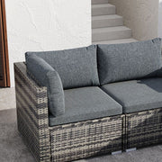 Outdoor Modular Lounge Sofa Bondi -Grey V264-OTF-507S-LGR