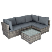 Outdoor Modular Lounge Sofa Bondi -Grey V264-OTF-507S-LGR