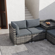 6PCS Outdoor Modular Lounge Sofa Coogee-Grey V264-OTF-508S-LGR