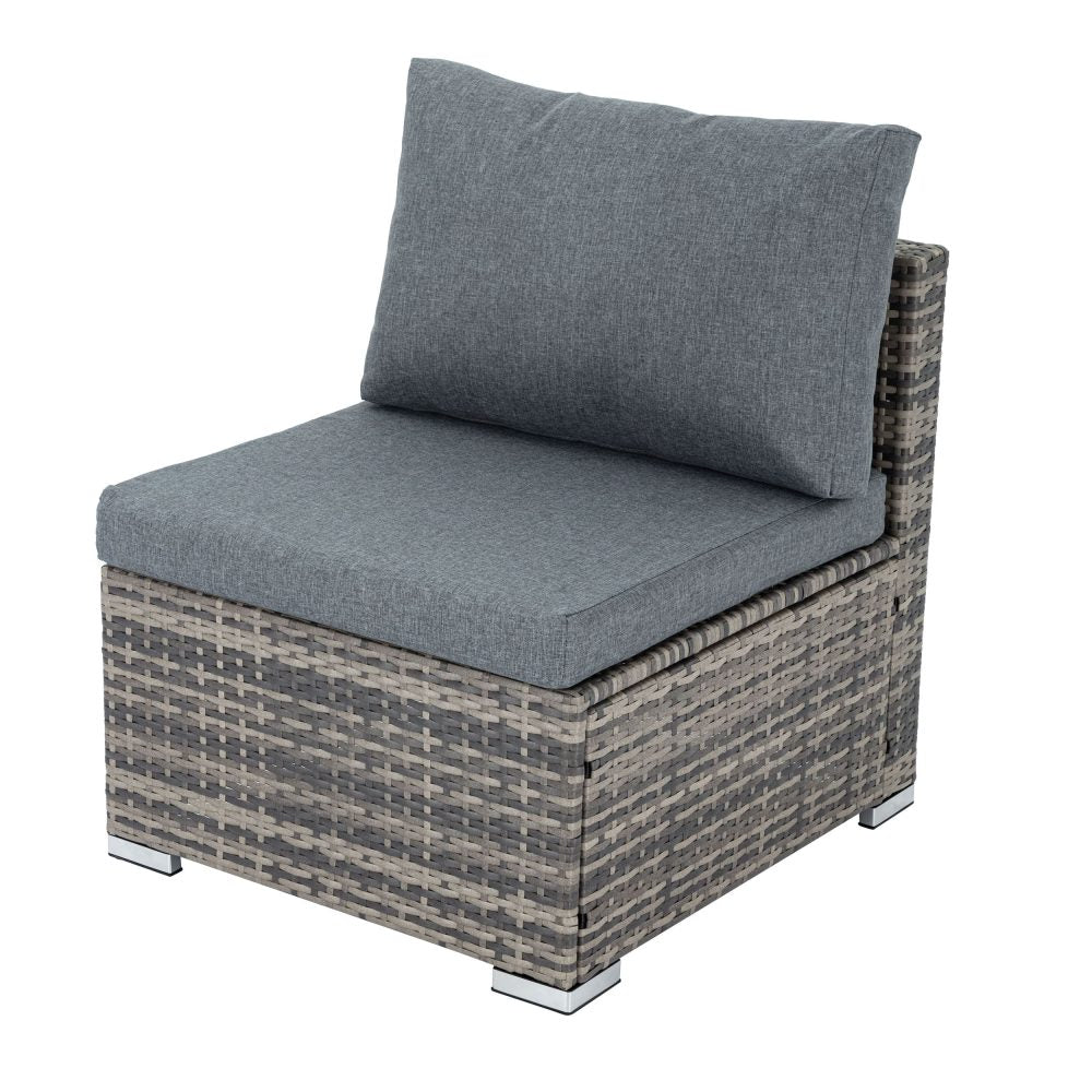 8PCS Outdoor Furniture Modular Lounge Sofa Lizard-Grey V264-OTF-509S-LGR
