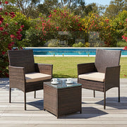 Dreamo Delightful 3 Piece Bistro Set V264-OTF-520S-BGE-US