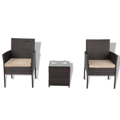 Dreamo Delightful 3 Piece Bistro Set V264-OTF-520S-BGE-US