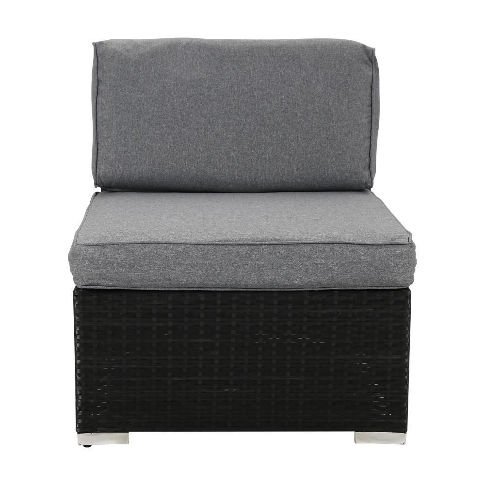 Veranda Fancy Grande Sofa Set V264-OTF-524S-BLK-AU-7PC