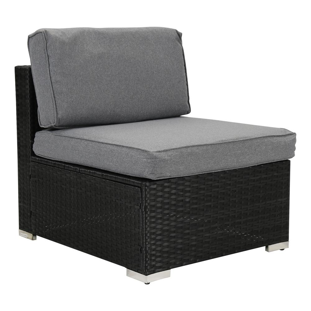 Veranda Fancy Grande Sofa Set V264-OTF-524S-BLK-AU-7PC