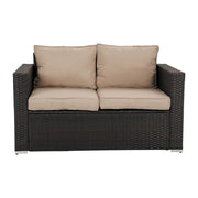 Harmony Haven Outdoor Sofa Set V264-OTF-525S-BRBGE-US-5PC