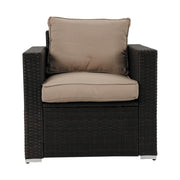 Harmony Haven Outdoor Sofa Set V264-OTF-525S-BRBGE-US-5PC