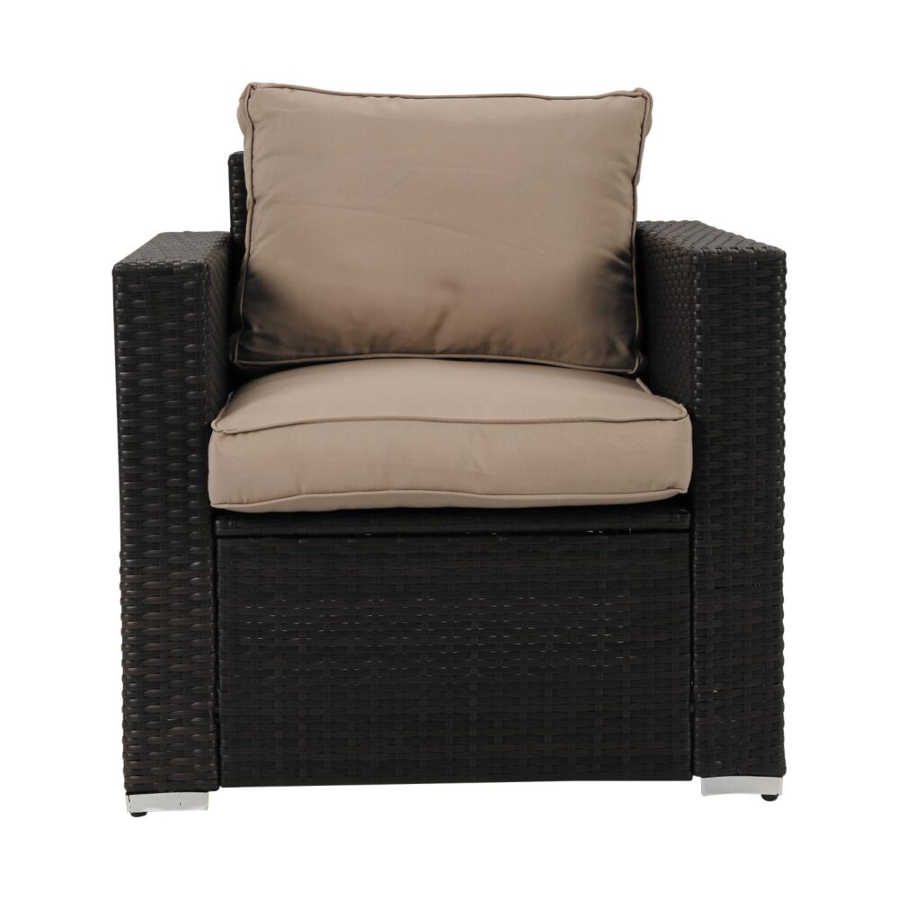 Harmony Haven Outdoor Sofa Set V264-OTF-525S-BRBGE-US-5PC