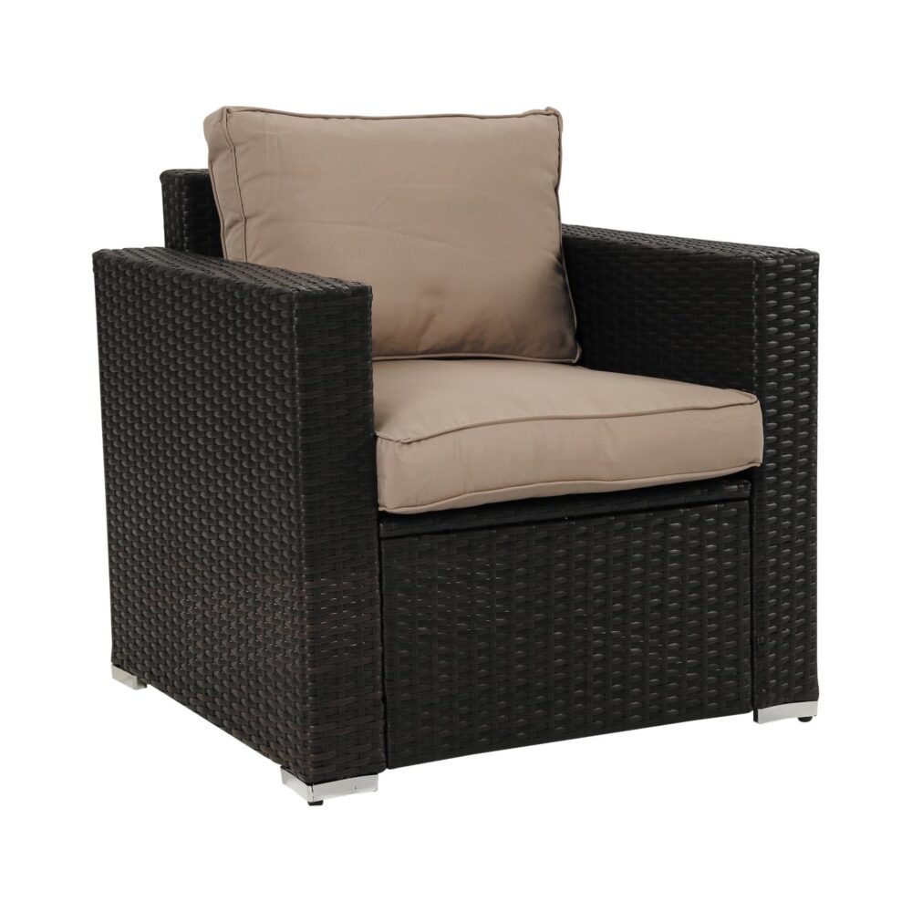 Harmony Haven Outdoor Sofa Set V264-OTF-525S-BRBGE-US-5PC
