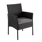 4 Seater Wicker Outdoor Lounge Set-Black V264-OTF-529S-BLK