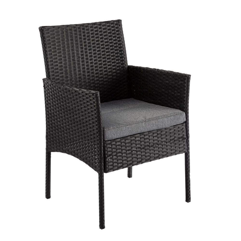 4 Seater Wicker Outdoor Lounge Set-Black V264-OTF-529S-BLK