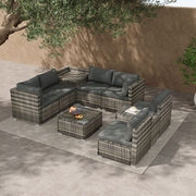 9-Piece Outdoor Setting V264-OTF-530S-LGR-OTF-509-LGR