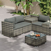 9-Piece Outdoor Setting V264-OTF-530S-LGR-OTF-509-LGR