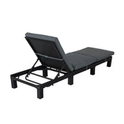 Black Rattan Sunlounge Set with Joining Coffee Table V264-OTF-531S-BLK-OTF-515S-BLK