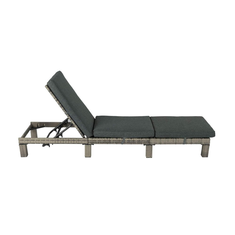 Grey Rattan Sunbed with Adjustable Recline V264-OTF-531S-LGR-1