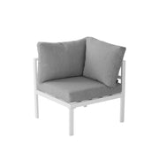 Outdoor White Modern 7 Piece Lounge Set V264-OTF-534A-WHE-7PC