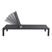 Adjustable Outdoor Sun Lounger in Aluminium Dark Grey V264-OTF-536A-DGR-NA-1