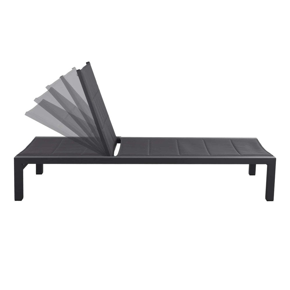 Adjustable Outdoor Sun Lounger in Aluminium Dark Grey V264-OTF-536A-DGR-NA-1