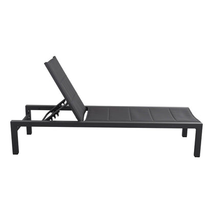 Adjustable Outdoor Sun Lounger in Aluminium Dark Grey V264-OTF-536A-DGR-NA-1