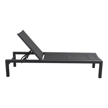Adjustable Outdoor Sun Lounger in Aluminium Dark Grey V264-OTF-536A-DGR-NA-1