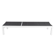 Adjustable Outdoor Sun Lounger in Aluminium White V264-OTF-536A-WHE-NA-1